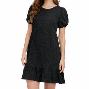 Black Short Sleeve Dress